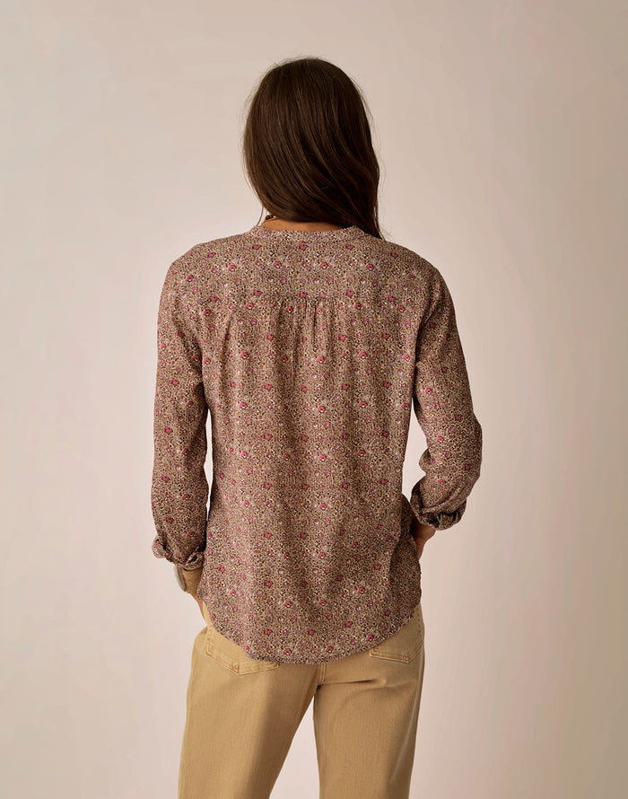 Dylan Gauze Shirt: Golden Garden