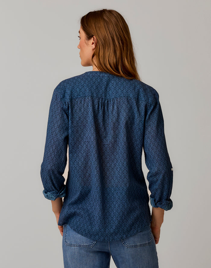 Dylan Gauze Shirt: Orion Fleur