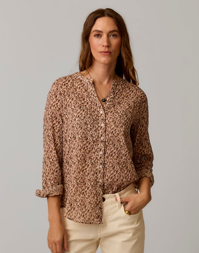 Dylan Gauze Tunic: Catwalk