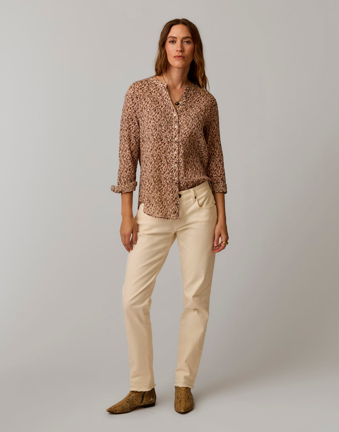 Dylan Gauze Tunic: Catwalk