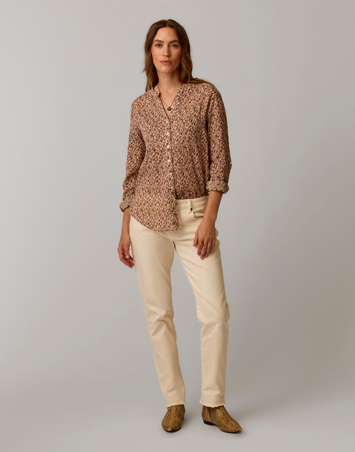 Dylan Gauze Tunic: Catwalk