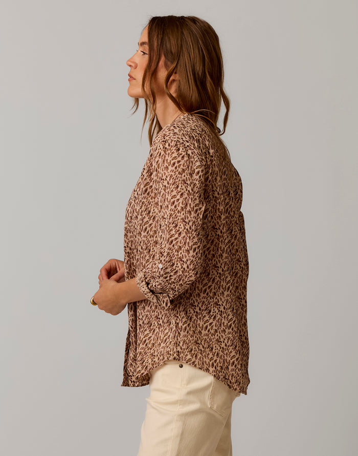 Dylan Gauze Tunic: Catwalk