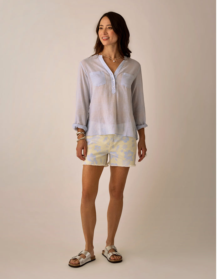 Dylan Textured Shirt: Arctic