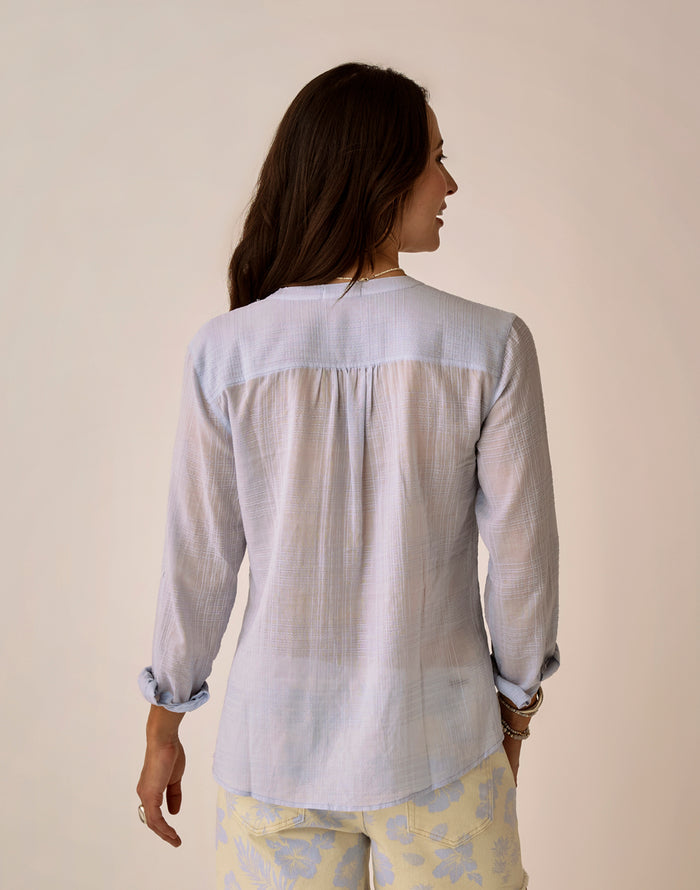 Dylan Textured Shirt: Arctic