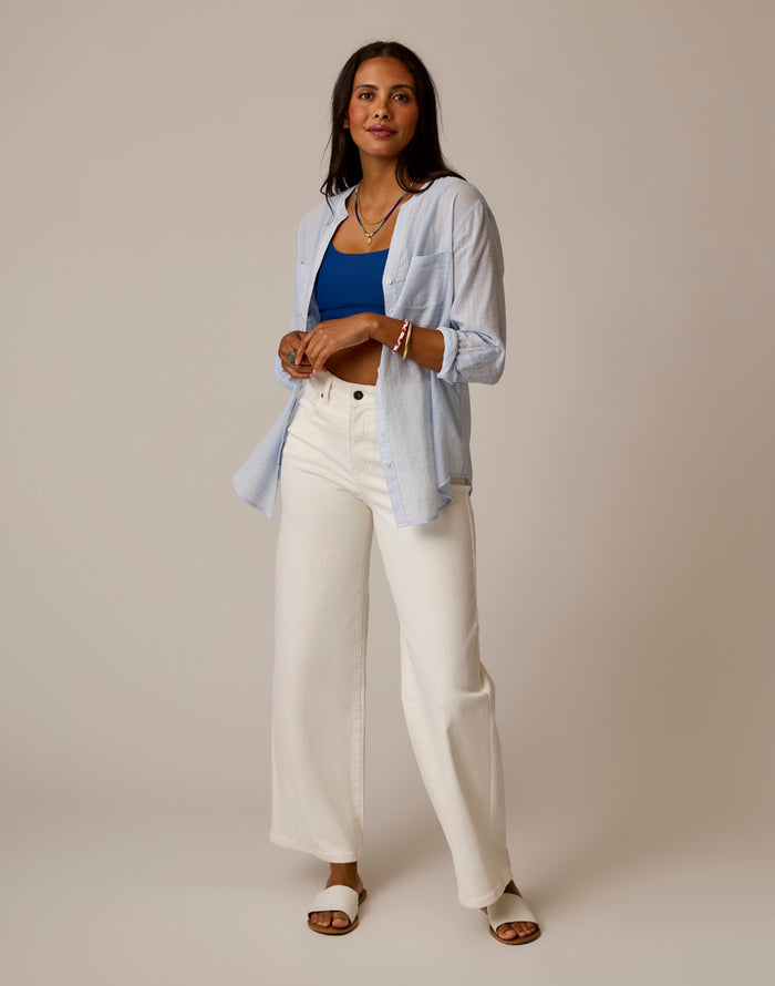 Dylan Textured Tunic: Arctic