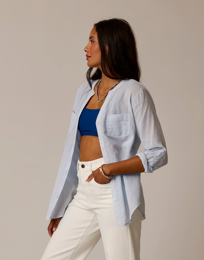Dylan Textured Tunic: Arctic