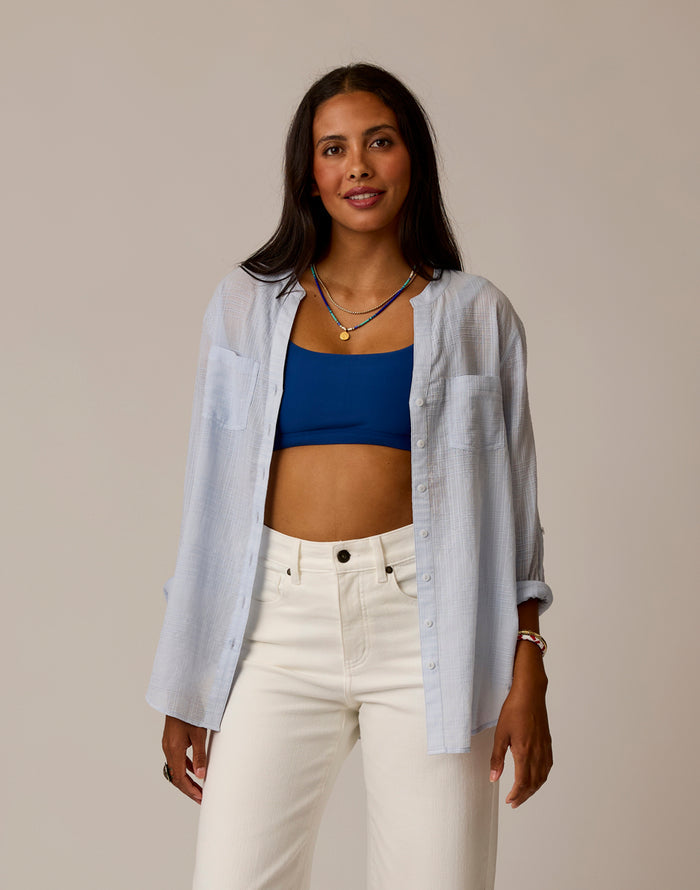 Dylan Textured Tunic: Arctic