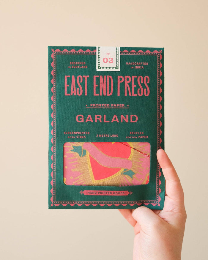East End Press - HEARTS SEWN GARLAND