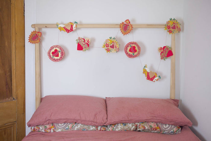 East End Press - HEARTS SEWN GARLAND