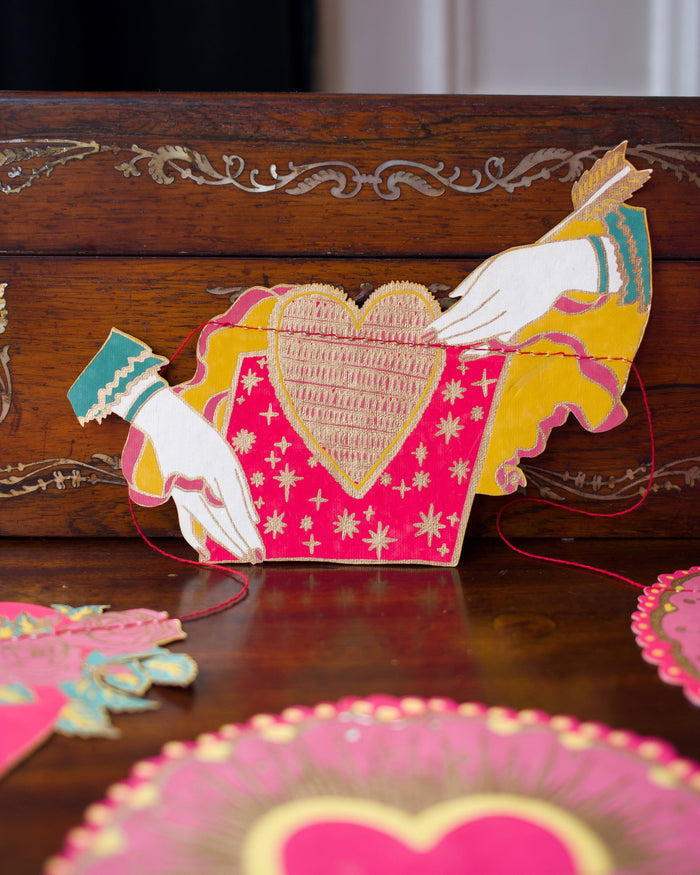 East End Press - HEARTS SEWN GARLAND
