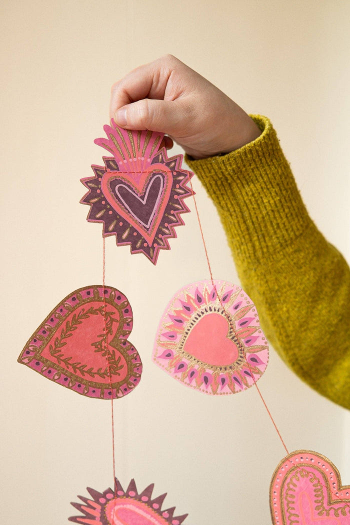 East End Press - SWEET HEARTS SEWN GARLAND