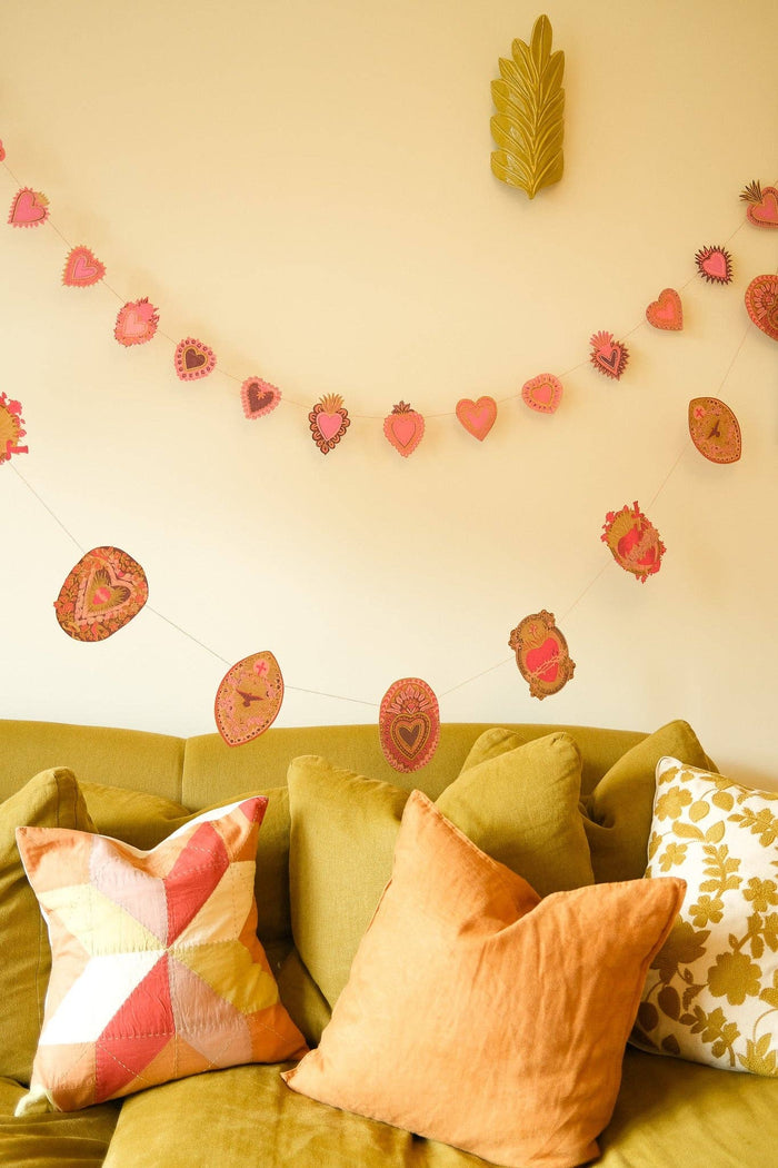East End Press - SWEET HEARTS SEWN GARLAND