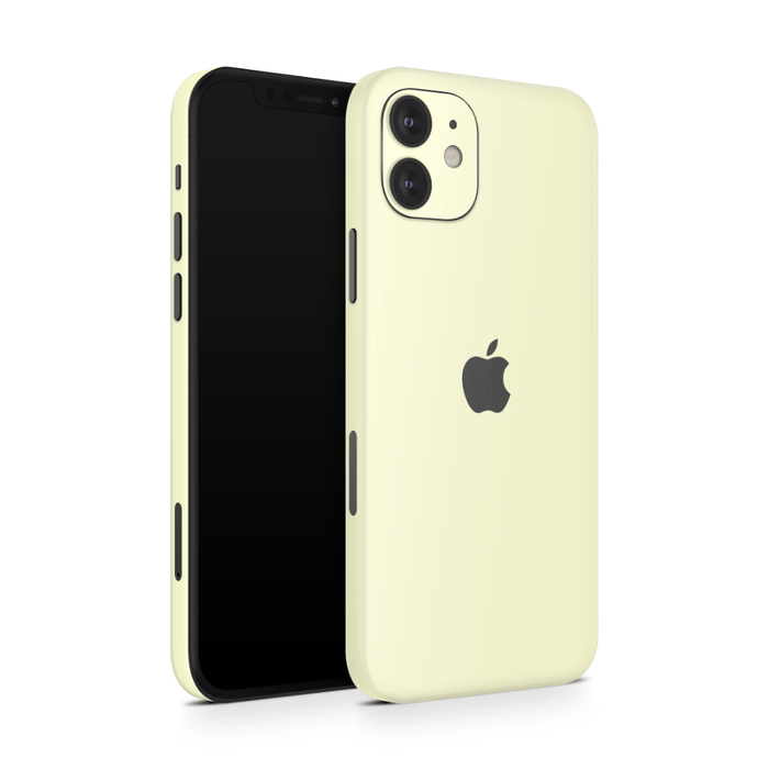 Eggy Yellow Apple iPhone Decal Skins