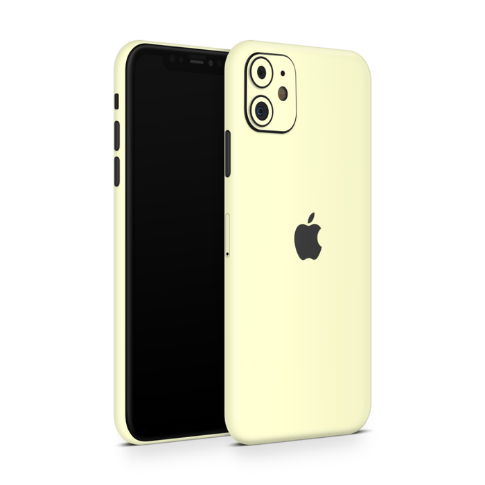 Eggy Yellow Apple iPhone Decal Skins