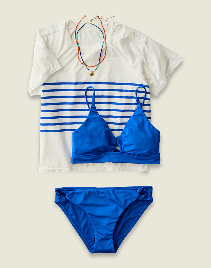 Elba Top: Billie Blue - FINAL SALE