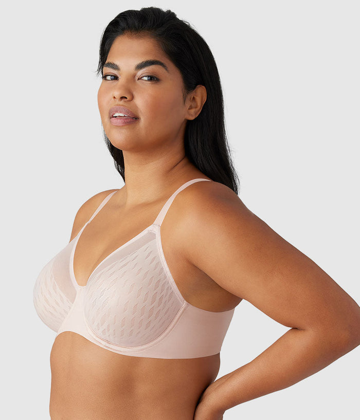 Elevated Allure Underwire Bra: Rose Dust