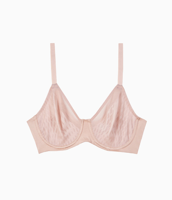 Elevated Allure Underwire Bra: Rose Dust