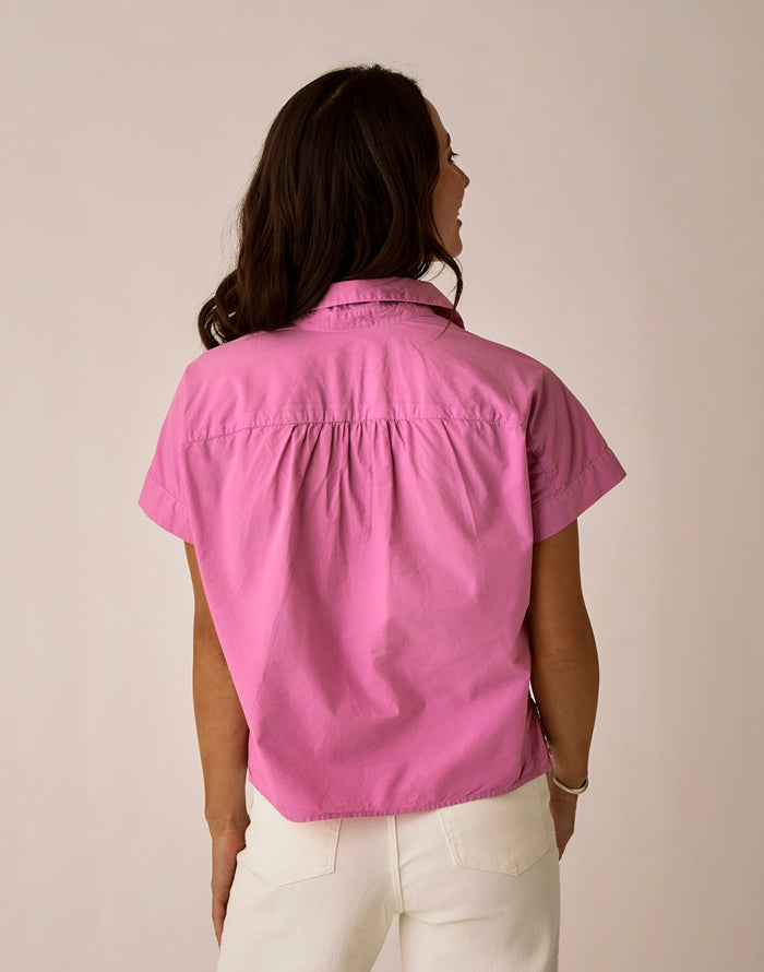 Elliott Voile Top: Light Violet