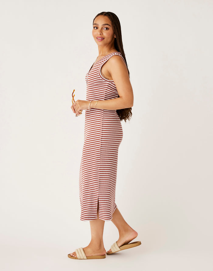 Elodie Rib Dress: Penny Stripe - FINAL SALE