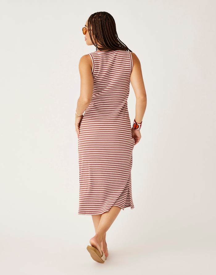 Elodie Rib Dress: Penny Stripe - FINAL SALE