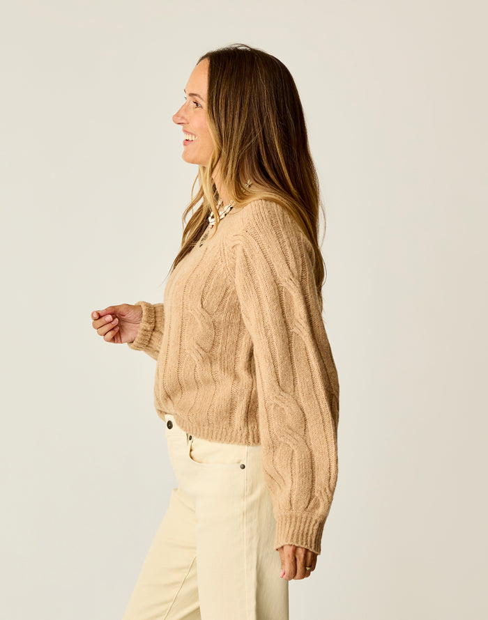 Eloise Wool Sweater: Camel