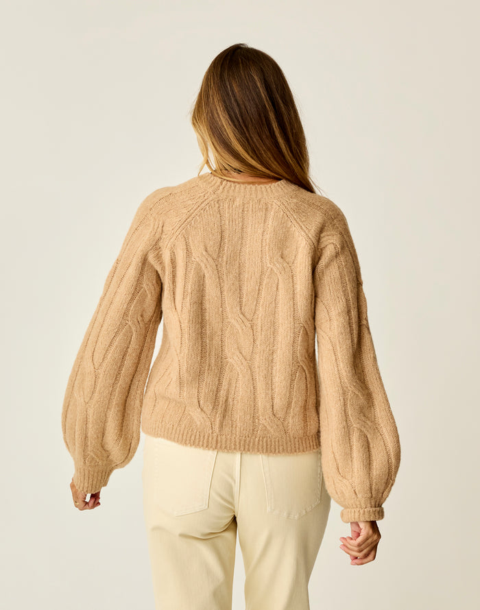 Eloise Wool Sweater: Camel