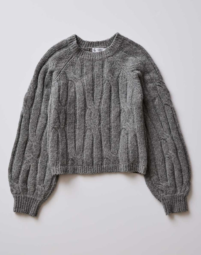 Eloise Wool Sweater: Mid Grey