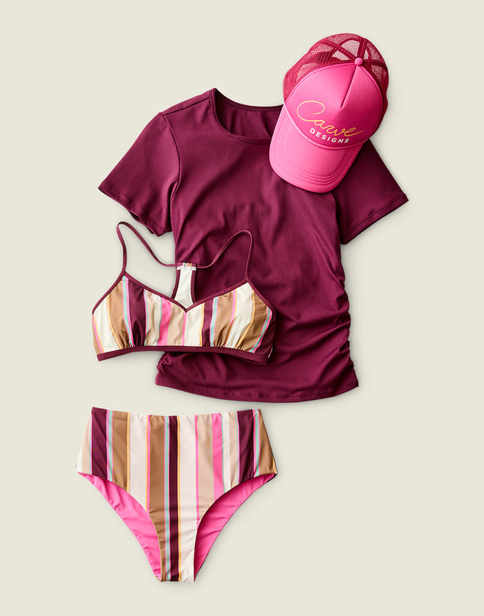 Erin Reversible Bottom: Desert/Hot Pink - FINAL SALE