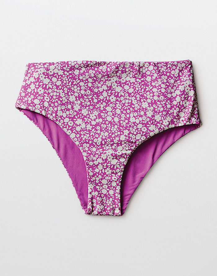 Erin Reversible Bottom: Fleur/Violet