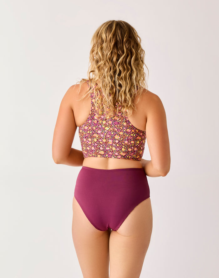 Erin Reversible Bottom: Garden/Nirvana - FINAL SALE