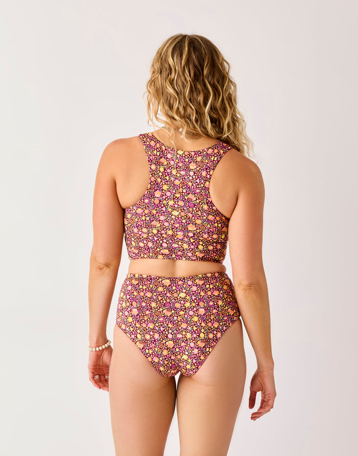 Erin Reversible Bottom: Garden/Nirvana - FINAL SALE