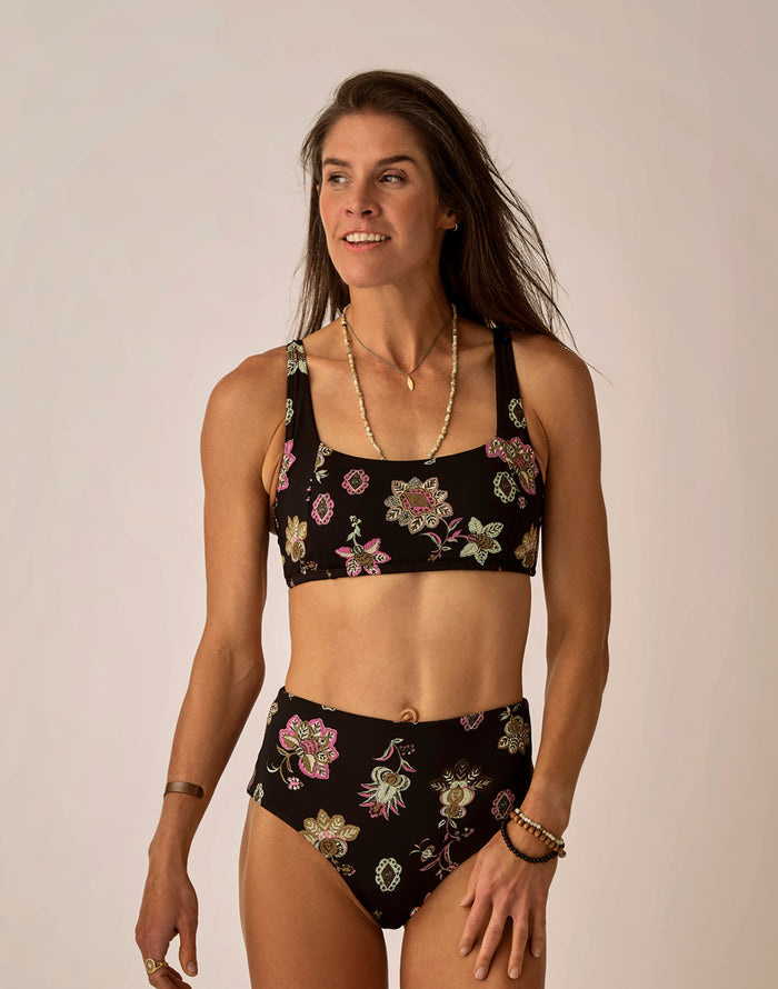 Erin Reversible Bottom: Solstice/Black