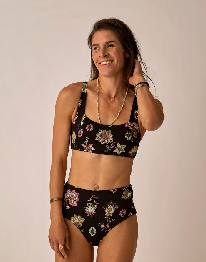 Erin Reversible Bottom: Solstice/Black