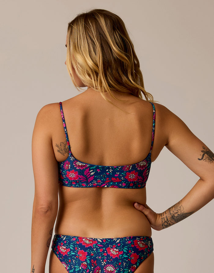 Escondido Compression Reversible Top: Isla/Setsail