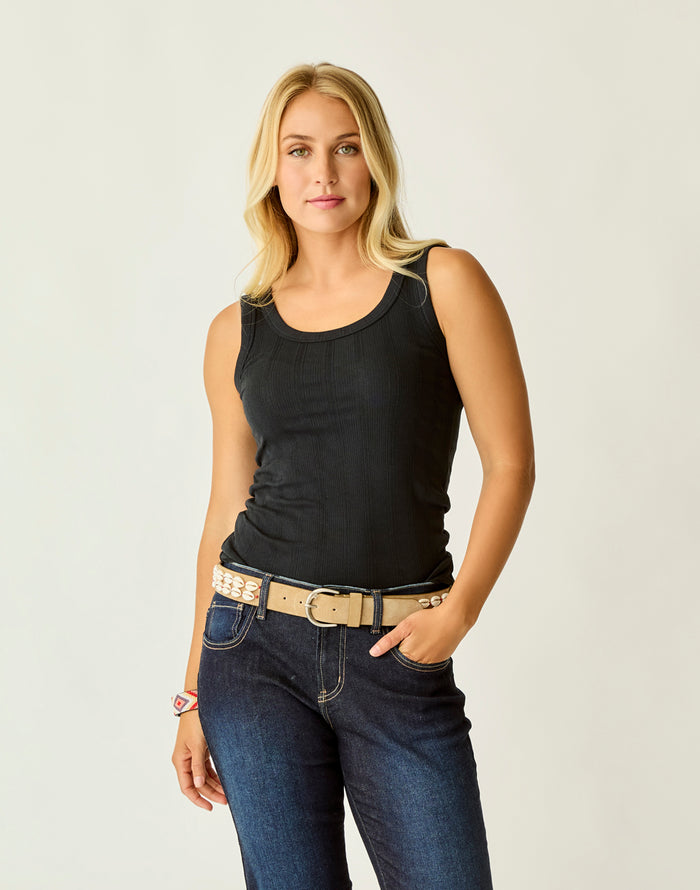 Ever Rib Tank: Black