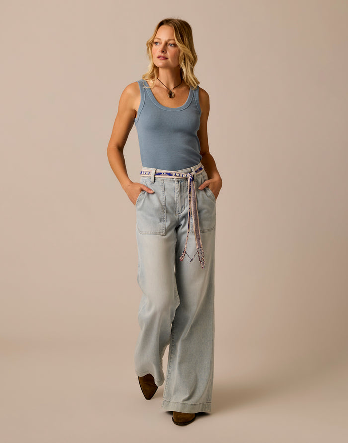 Ever Rib Tank: Blue Mirage