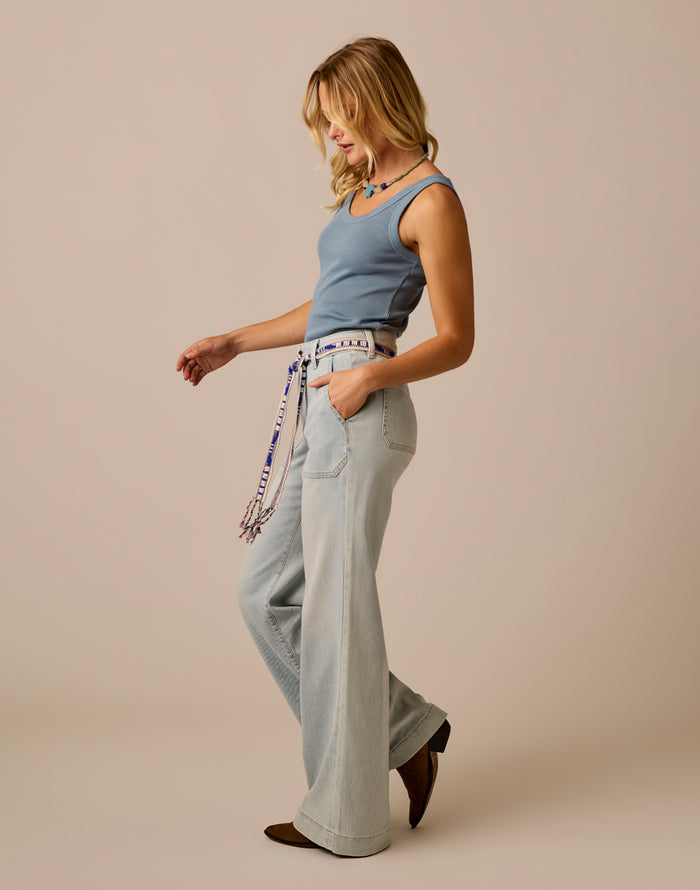Ever Rib Tank: Blue Mirage