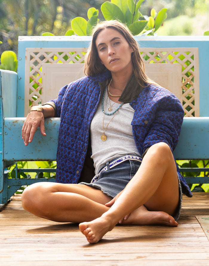 Ever Rib Tank: Heather Grey