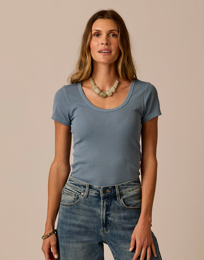 Ever Tee: Blue Mirage