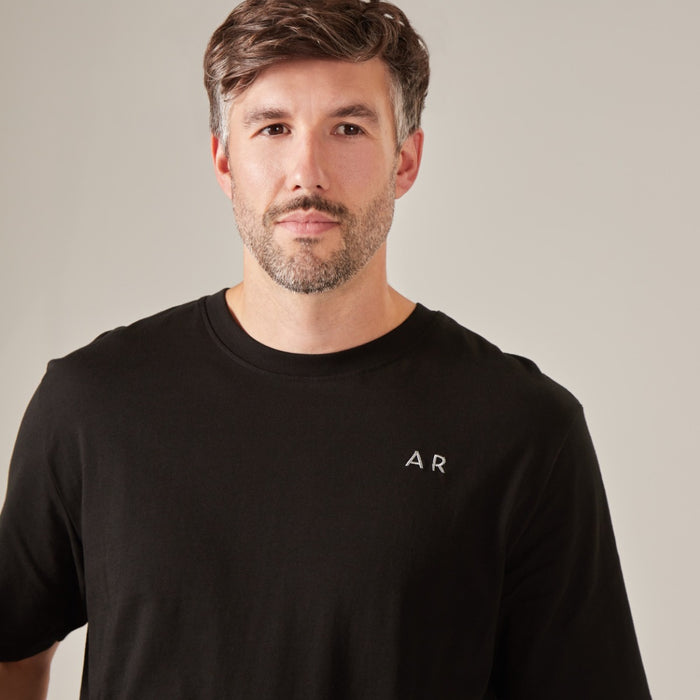 Everyday Men's Initial Tee Black