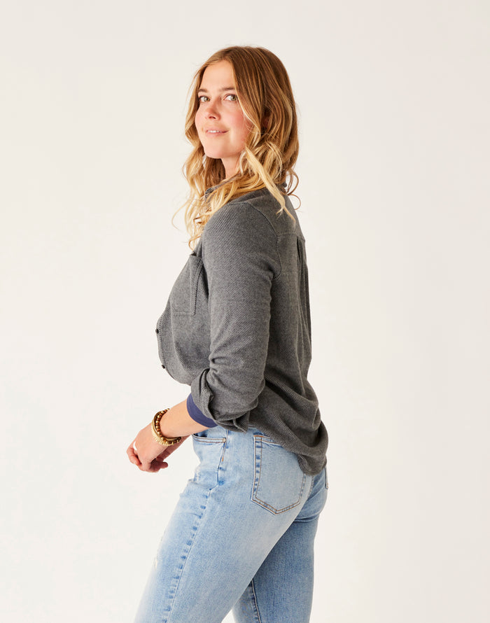 Fairbanks Supersoft Shirt: Black Heather