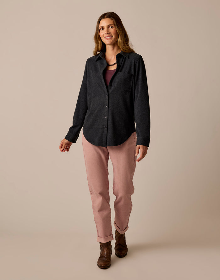 Fairbanks Supersoft Shirt: Black