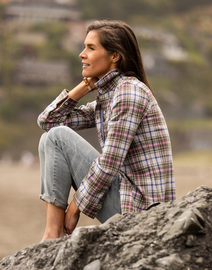 Fairbanks Supersoft Shirt: Fir Plaid