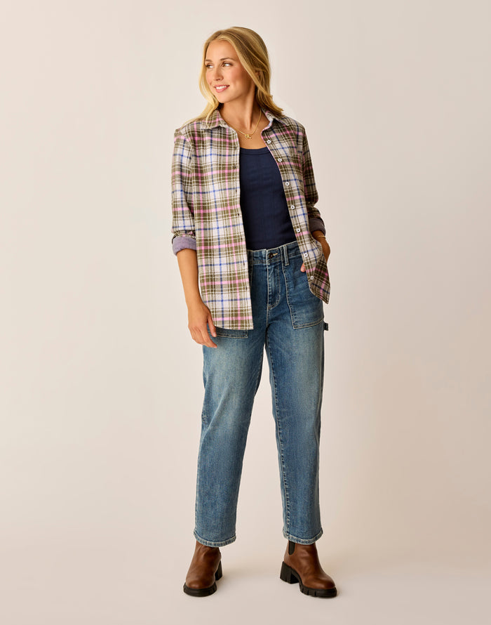 Fairbanks Supersoft Shirt: Fir Plaid