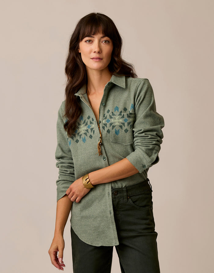 Fairbanks Supersoft Shirt: Laurel Motif