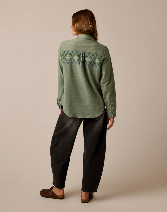 Fairbanks Supersoft Shirt: Laurel Motif