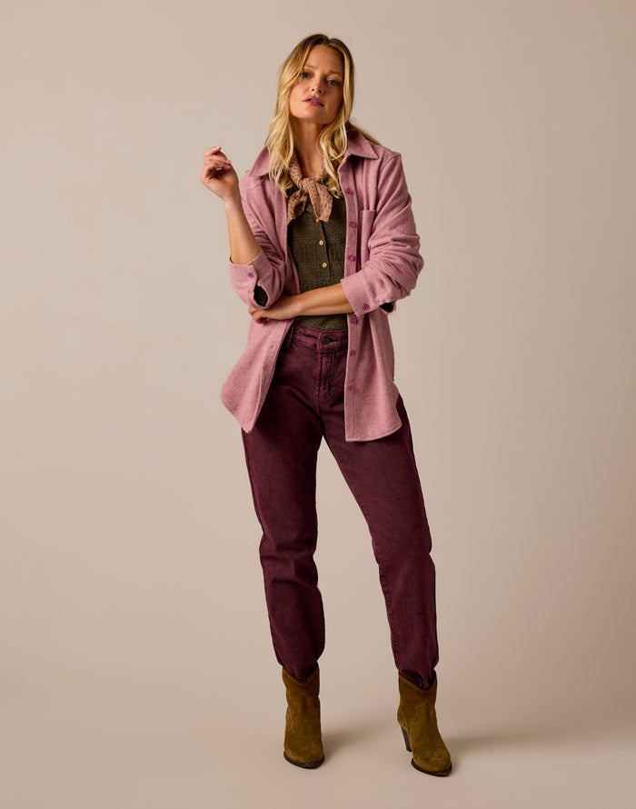 Fairbanks Supersoft Shirt: Lt. Bramble Heather
