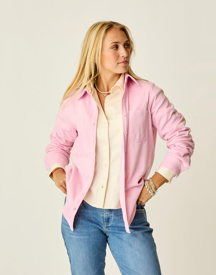 Fairbanks Supersoft Shirt: Mauve Heather