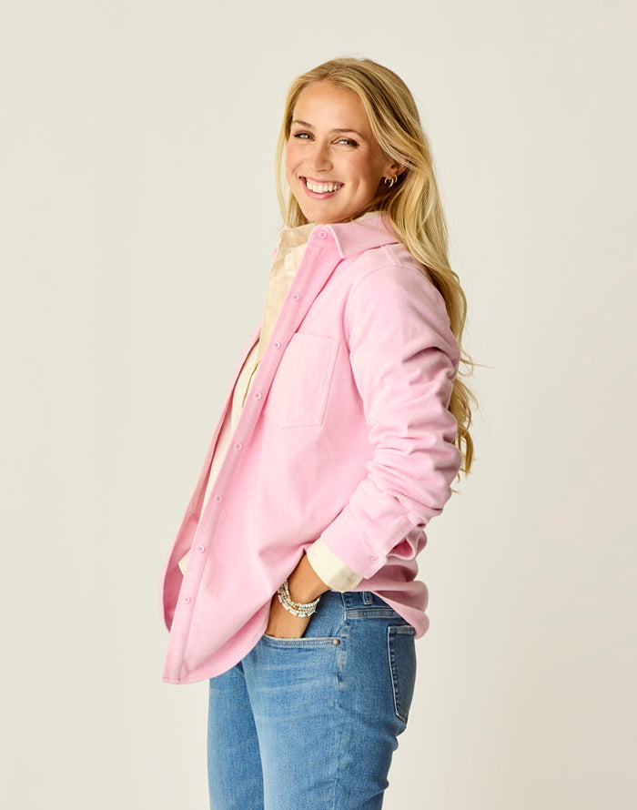 Fairbanks Supersoft Shirt: Mauve Heather