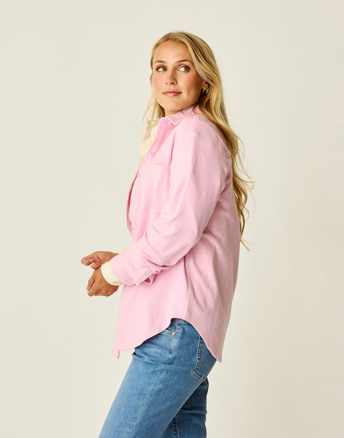 Fairbanks Supersoft Shirt: Mauve Heather